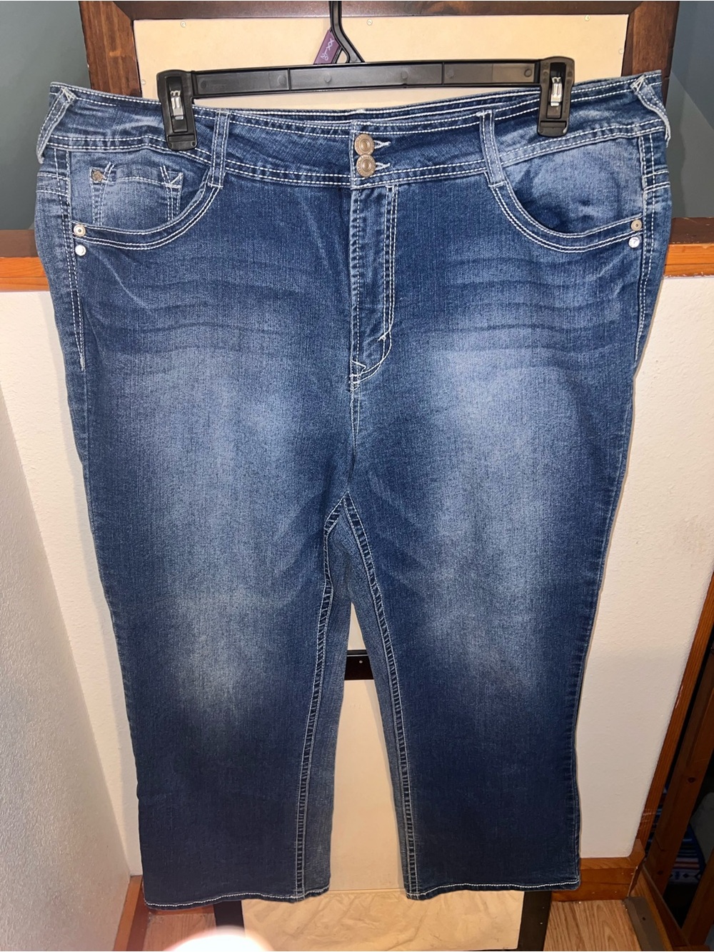 Wallflower Dark Blue High-Rise Curvy Jeans